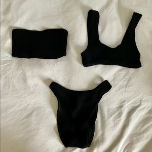 Crinkle Bikini Set (3 piece)